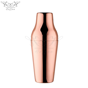 Coctelera francesa 600ml Acero inoxidable-Oro rosa