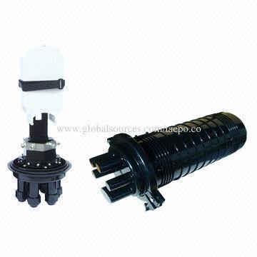 Fiber-optic Splice Closure, Vertical Type, Heat Shrink Sealing, 12 Fibers, Maximum 144 Fibers