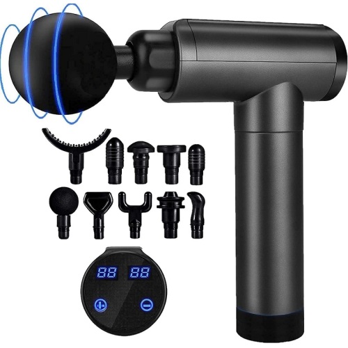 12V quiet deep tissue percussion facial massage gun