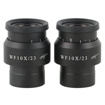 Penjualan panas ZM6565-10Exp 10x Eyepiece yang dapat disesuaikan dengan bidang pandang 23mm (untuk 0,65x-6.5x head)