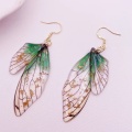 Colorful Acrylic Butterfly Ear Hooks with Fantasy Style