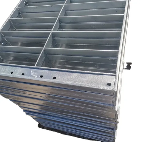 Hot Dipped Galvanized Steel Frame Catwalk Grating for Rain Gutter Treads