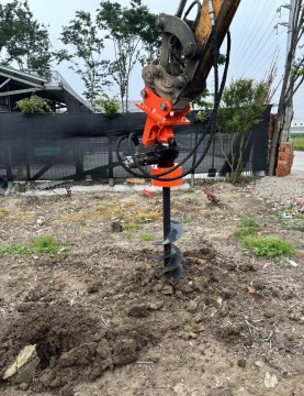 KAVAN 2024 Mini Excavator: Home-Use Dig Hole with Auger Drill (4'' - 18'')