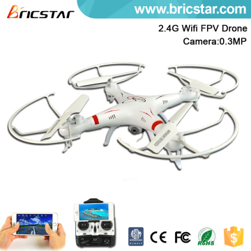 Wifi 2.4G 4CH headless mode rc fpv camera quadcopter with LED lights.
