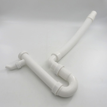 661033 Mercato tedesco G 1 1/2 \ "Outlet PP Sifon per lavandino e lavabo - 40 mm di diametro