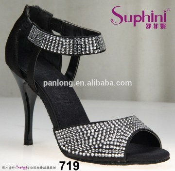 Stiletto / Pencil Heel Peep Toe Dance Sandal Shoes , Tango Shoes High Heel Woman