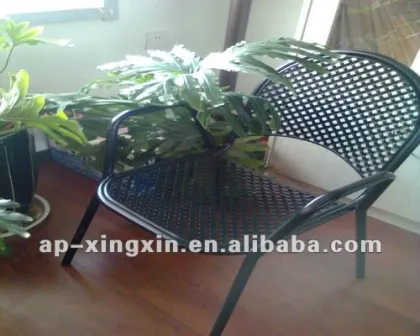 wire mesh outdoor chair