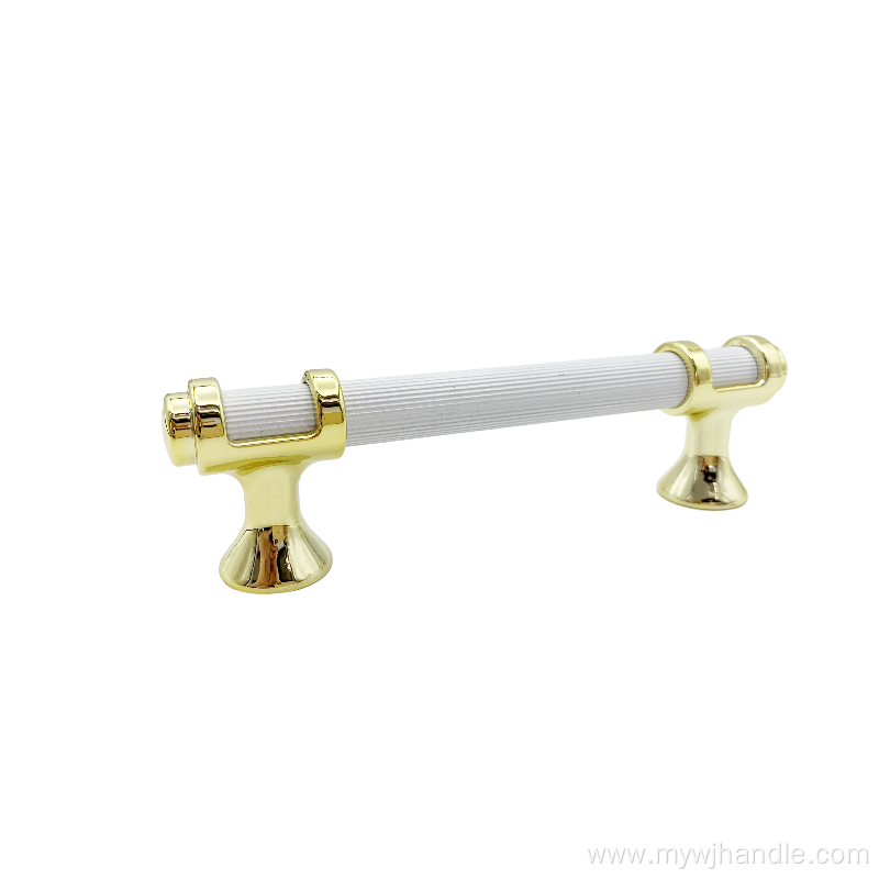 European high-end light luxury door handle white