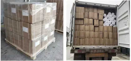 Customized White Tyvek Cotton Ribbon With Paper Print