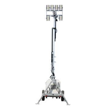 10m mobile trailer LED Hydraulic Diesel Lighting Towers