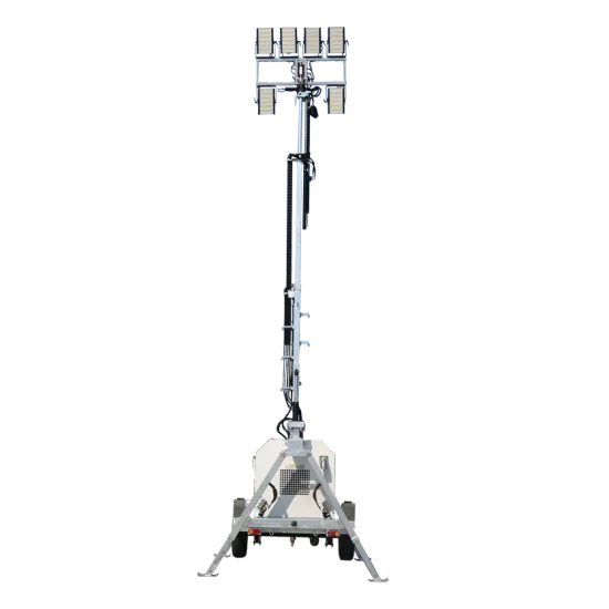 10m mobile trailer LED Hydraulic Diesel Lighting Towers