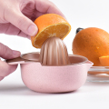 プラスチックレモンライム絞り器手動柑橘類プレスジューサー