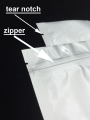 Virgin Plastic Afdichting Opslag Recycling Zipper Koffie Tas