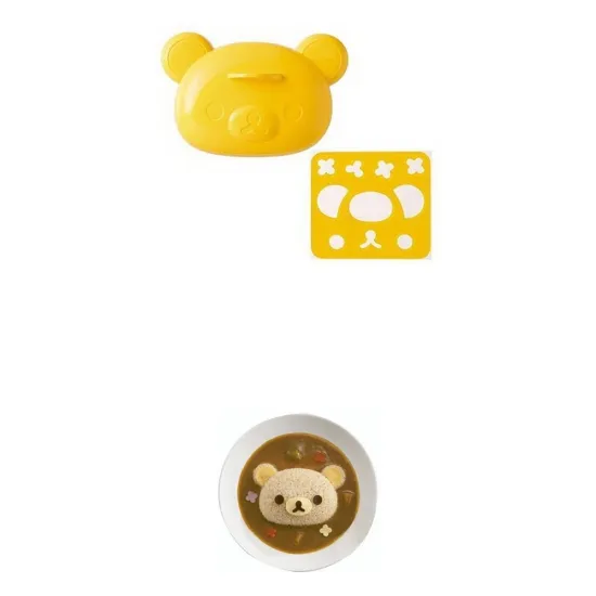 Newest Plastic bento onigiri Rice Mold Deco Curry Rice Mold