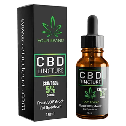 Recycle Cardboard custom cbd tincture boxes