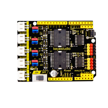 Keyestudio L298P 4-Channel Motor Drive Shield for Arduino