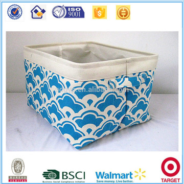factory directly supply fabric printed storage baskets