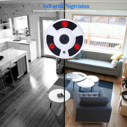 5MP Indoor AHD Panoramic Camera - High Quality Night Vision Security Camera