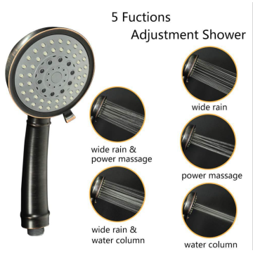 Wholesale water save chromed bath rain shower head set