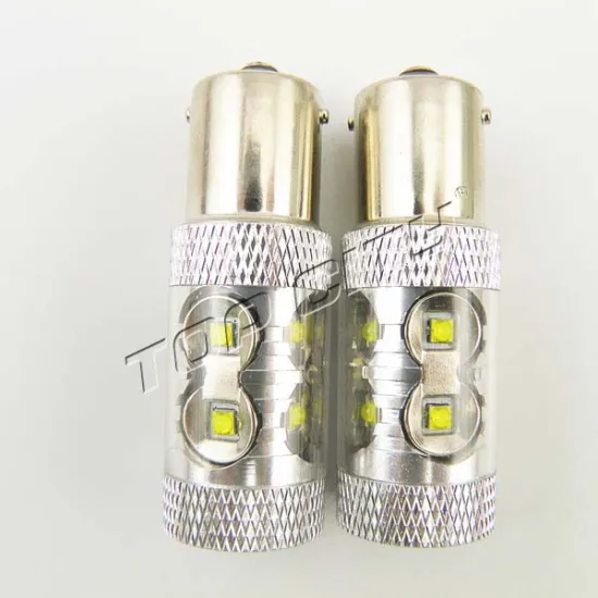 1156 BA15S P21W Brake Light 50W White Car Turn Tail Lamp 12V Reverse Light Bulb