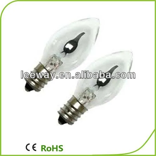 E12/E14 3W C7 Flicker Bulb