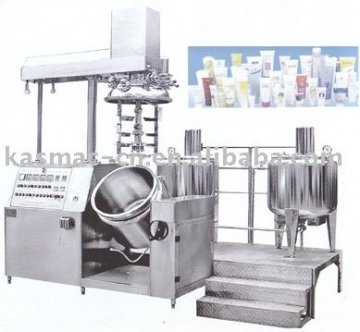 Vacuum emulsifying machine