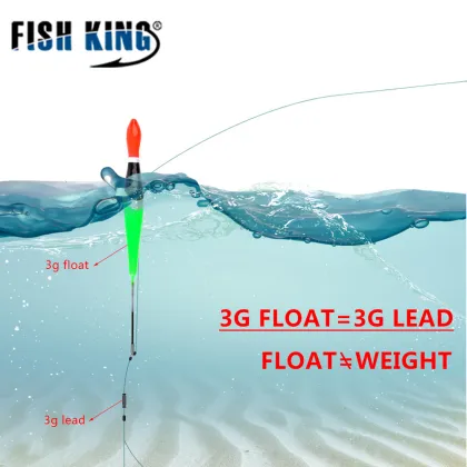 FISHKING 10PCS/Lot Fishing Float 3g/4g/5g Mix Color Carp Fishing Float Bobber Set Buoy Floats For Carp Fishing Tackle Accessorie