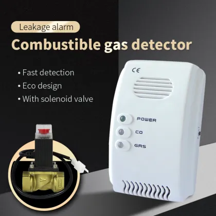 Portable household lpg gas safety device methane gas leak detector co gas alarm detector