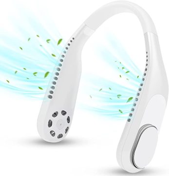 Wearable USB Neck Fan - Bladeless Mini Fan for Sports and Travel