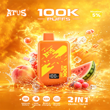 Аднаразовая прылада ATVS 100k Puffs Vape