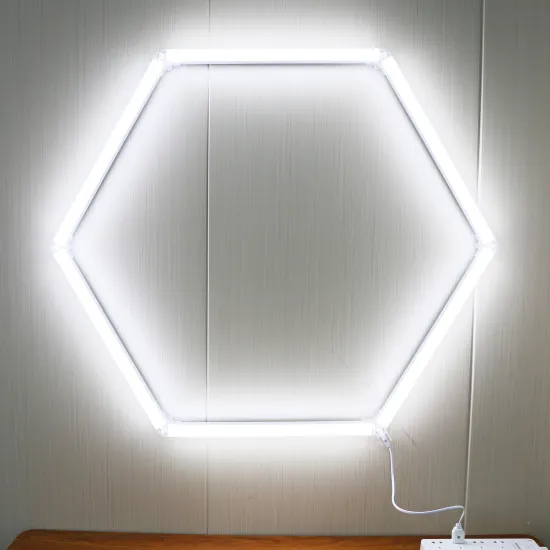 Hexagonal LED Light 110/220V Garage Ceiling Honeycomb Automotive Detail Light