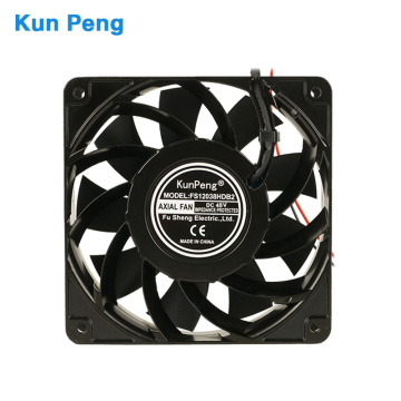 Freestanding mounting 48volt brushless axial fan