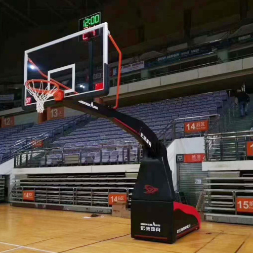 Professional Indoor Foldable Electric Basketball Rack Stand