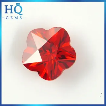 Star shape fancy colors zirconia stone birthstone cz