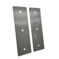 Placa de base de chapa de metal de corte CNC revestida a pó OEM
