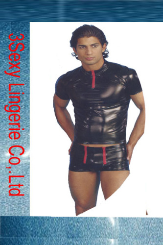 PVC Man Catsuit / Leather Wear / Men's Costume (AL130)