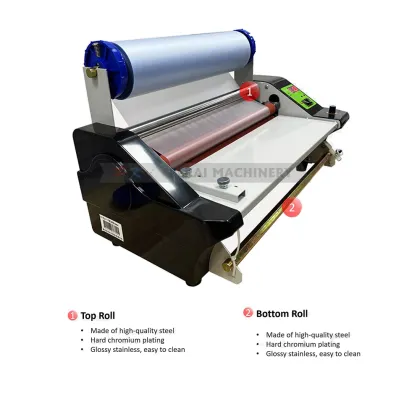 Automatic Cold & Hot Roll Laminator for UV DTF Sticker Transfer