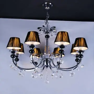 Chorme plated candle K9 crystal chandeliers, pendant lighting