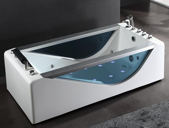 Lasco Luxus Badewanne Transparent Whirlpool Massage Badewanne