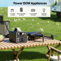 150W Portable Power Station | 155.4Wh Lithium Iron Phosphate Emergency Power Bank