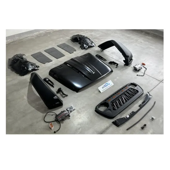 Front Grill and Fender Flare Accessories for Willys and Jeep Wrangler Body Kit