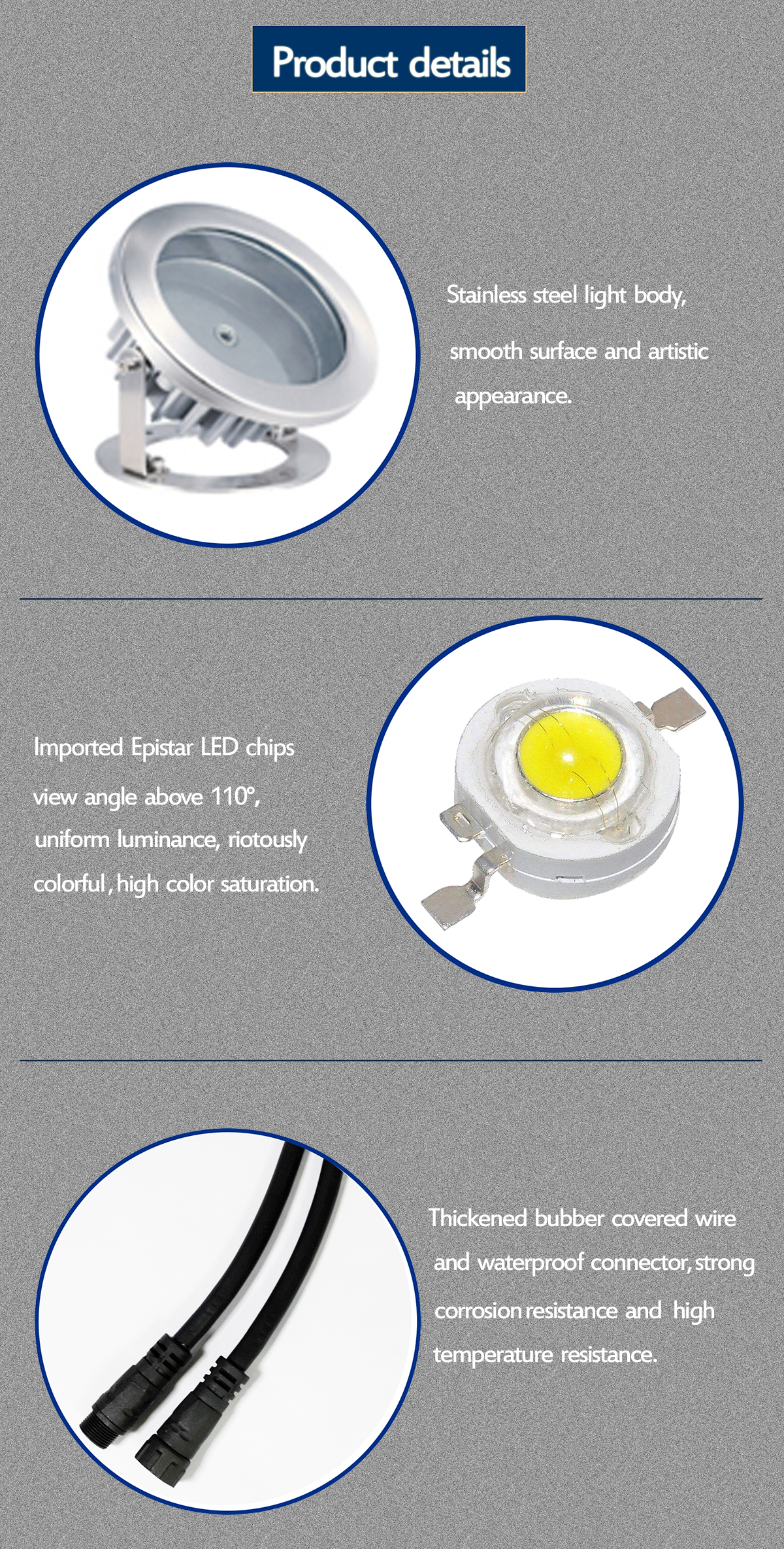 product details-underwater light-C