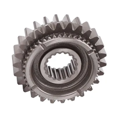 CNC Machined Custom Metallic Steel Cylindrical Gears - Double Spur Gear Set at Cheap Prices