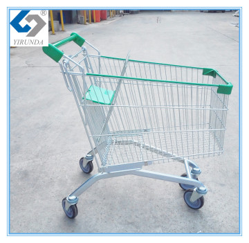 Caddie style supermarket shopping carts