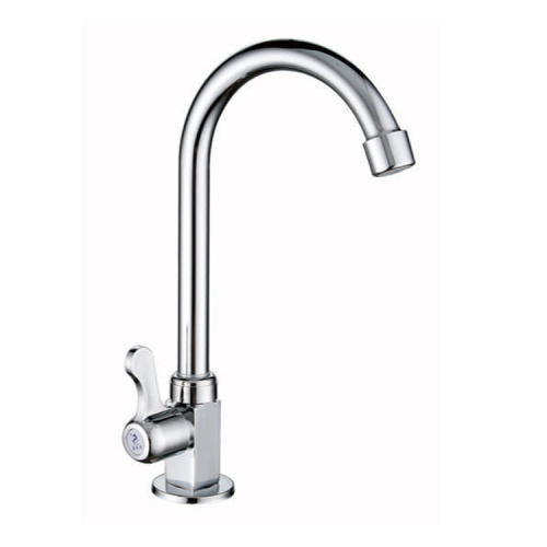 2021 Stainless Steel SUS 304 Lead Free Single Handle Sink Water Taps Kitchen Faucet