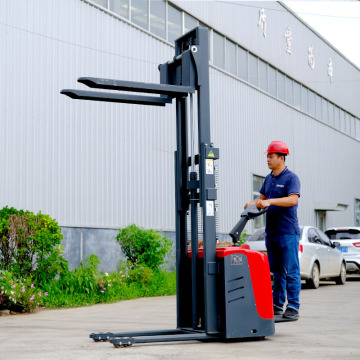 Küçük Forklift Elektrikli İstifleyici Elektrikli Forklift Hidrolik Kullanım Kaldırma Asansör Yazı Bacak Denge Ağırlığı Tipi Olmadan Yüksek Araç