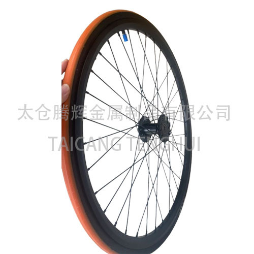 Roda traseira de cadeira de rodas preta