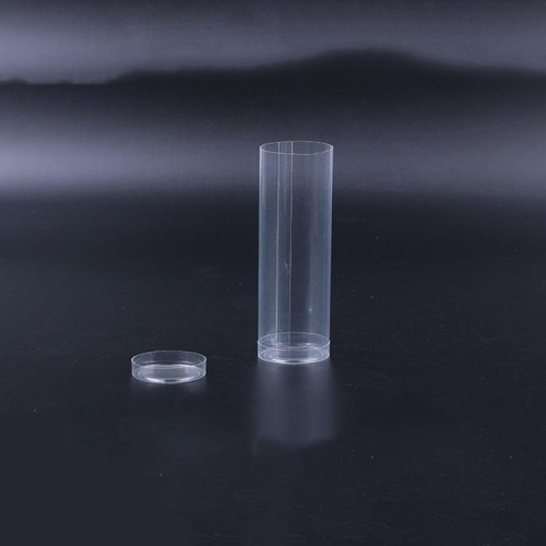 Caja de cilindro Clear Plasthplastic Clear Cilindro de Petplastic.