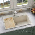 Modern Design Composite Quartz Kitchen Sink: Affordable Pricing, High Performance - 838*559*254 Dimensions
