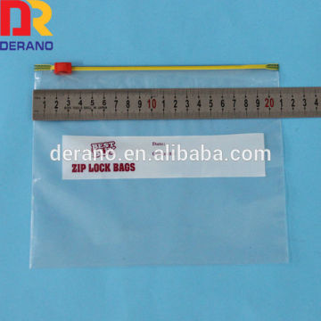 LDPE clear slider bag